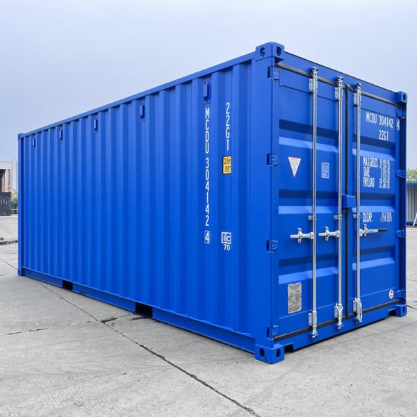 Container 20 pieds Bleu